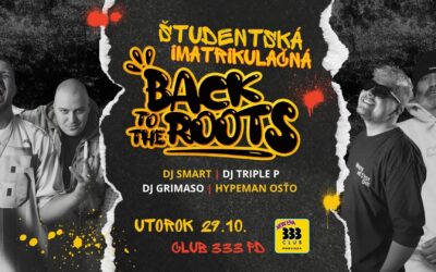 🧨 BACK TO THE ROOTS @ Club 333 🧨 Ut 29.10.