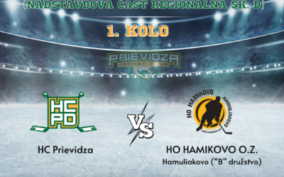 Ligový zápas (1.kolo) – HC Prievidza vs. HO HAMIKOVO O.Z.